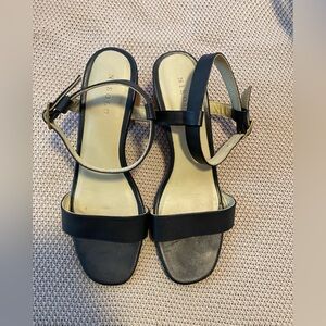 Black Nisolo Block Heels